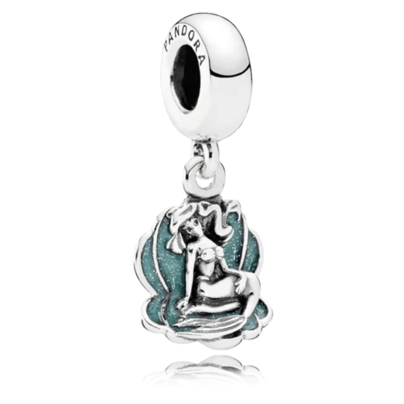 Pandora x Disney Ariel Seashell Charm - Picture 1 of 12